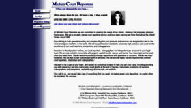 What Michelscourtreporters.com website looked like in 2020 (4 years ago)