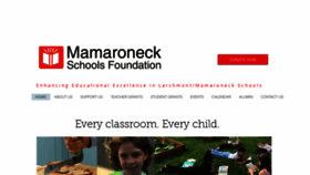 What Mamaroneckschoolsfoundation.org website looked like in 2020 (4 years ago)