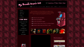 What Myarcaderepair.com website looked like in 2020 (4 years ago)