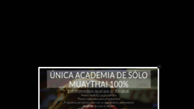 What Muaythaibarcelona.com website looked like in 2020 (4 years ago)