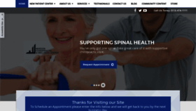 What Marconchiropractic.com website looked like in 2020 (4 years ago)