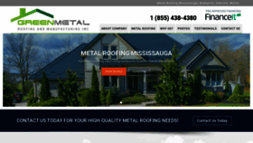 What Metalroofingmississauga.com website looked like in 2020 (4 years ago)