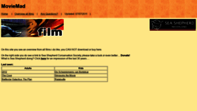 What Moviemad.nl website looked like in 2020 (4 years ago)