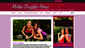 What Motherdaughterfitness.com website looked like in 2020 (4 years ago)