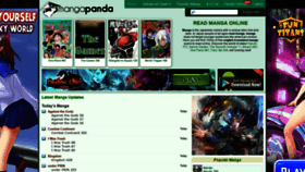 What Mangapanda.com website looked like in 2020 (4 years ago)