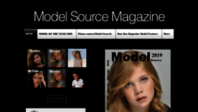 What Modelsourcemagazine.com website looked like in 2020 (4 years ago)