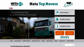 What Meta.nl website looked like in 2020 (4 years ago)