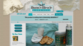 What Mamasmiracle.com website looked like in 2020 (4 years ago)