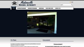 What Madisonvillehousing.org website looked like in 2020 (4 years ago)