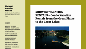 What Midwestvacationrentals.com website looked like in 2020 (4 years ago)