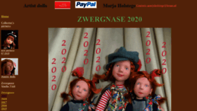 What Marjaholstege.nl website looked like in 2020 (4 years ago)