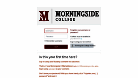 What Moodle.morningside.edu website looked like in 2020 (4 years ago)