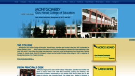 What Mgncollege.org website looked like in 2020 (4 years ago)