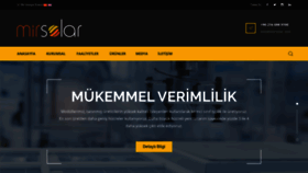 What Mirsolar.com.tr website looked like in 2020 (4 years ago)