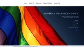 What Maverickinsurance.agency website looked like in 2020 (4 years ago)