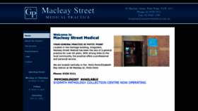 What Macleaystmedical.com.au website looked like in 2020 (4 years ago)