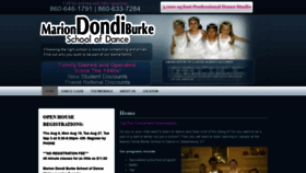 What Mariondondiburkedance.com website looked like in 2020 (4 years ago)