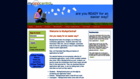 What Myappcentral.com website looked like in 2020 (4 years ago)
