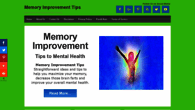What Mymemoryimprovementtips.net website looked like in 2020 (4 years ago)