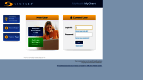 What Myhealth.sentara.com website looked like in 2020 (4 years ago)
