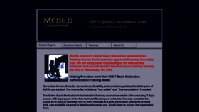 What Meaqualityassurance.com website looked like in 2020 (4 years ago)
