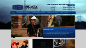 What Midwayelectricny.com website looked like in 2020 (4 years ago)