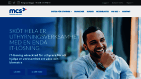What Mcs-software.se website looked like in 2020 (4 years ago)