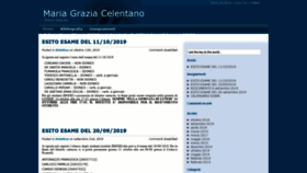What Mariagraziacelentano.it website looked like in 2020 (5 years ago)