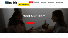 What Merridental.com website looked like in 2020 (4 years ago)