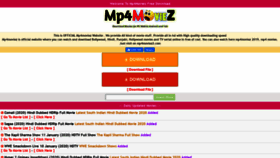 What Mp4moviez.fun website looked like in 2020 (4 years ago)