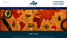 What Maptravel.am website looked like in 2020 (4 years ago)