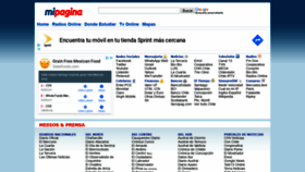 What Mipagina.cl website looked like in 2020 (5 years ago)