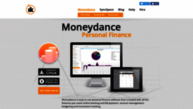 What Moneydance.com website looked like in 2020 (4 years ago)