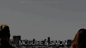 What Mcguireandsimon.com website looked like in 2020 (4 years ago)