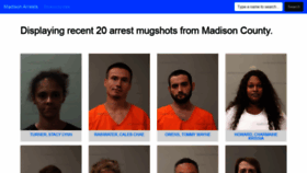 What Madisonarrests.com website looked like in 2020 (4 years ago)