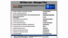 What M1files.com website looked like in 2020 (4 years ago)