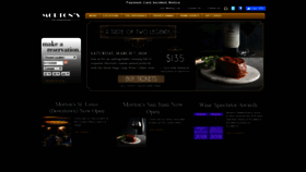 What Mortons.com website looked like in 2020 (4 years ago)
