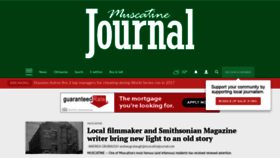 What Muscatinejournal.com website looked like in 2020 (4 years ago)