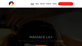 What Massagelilyasia.com website looked like in 2020 (4 years ago)