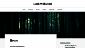 What Markwillisford.com website looked like in 2020 (4 years ago)