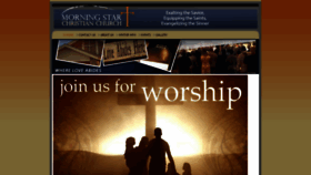 What Morningstarchristian.net website looked like in 2020 (4 years ago)