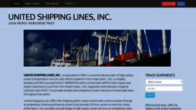 What Myunitedshippinglines.com website looked like in 2020 (4 years ago)