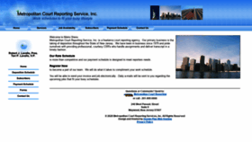 What Metrocrs.com website looked like in 2020 (4 years ago)
