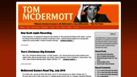 What Mcdermottmusic.com website looked like in 2020 (4 years ago)