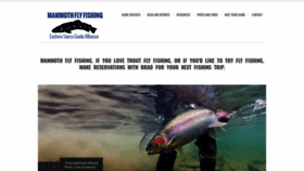 What Mammothflyfishing.com website looked like in 2020 (4 years ago)