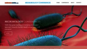 What Microbiologyconferences.com website looked like in 2020 (4 years ago)