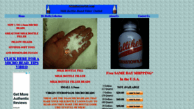 What Milkbottlefill.com website looked like in 2020 (4 years ago)