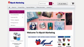 What Mycohmarketing.com website looked like in 2020 (4 years ago)