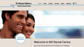 What Mvdentalcentre.com website looked like in 2020 (4 years ago)