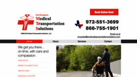 What Medicaltransportationsolutions.com website looked like in 2020 (4 years ago)